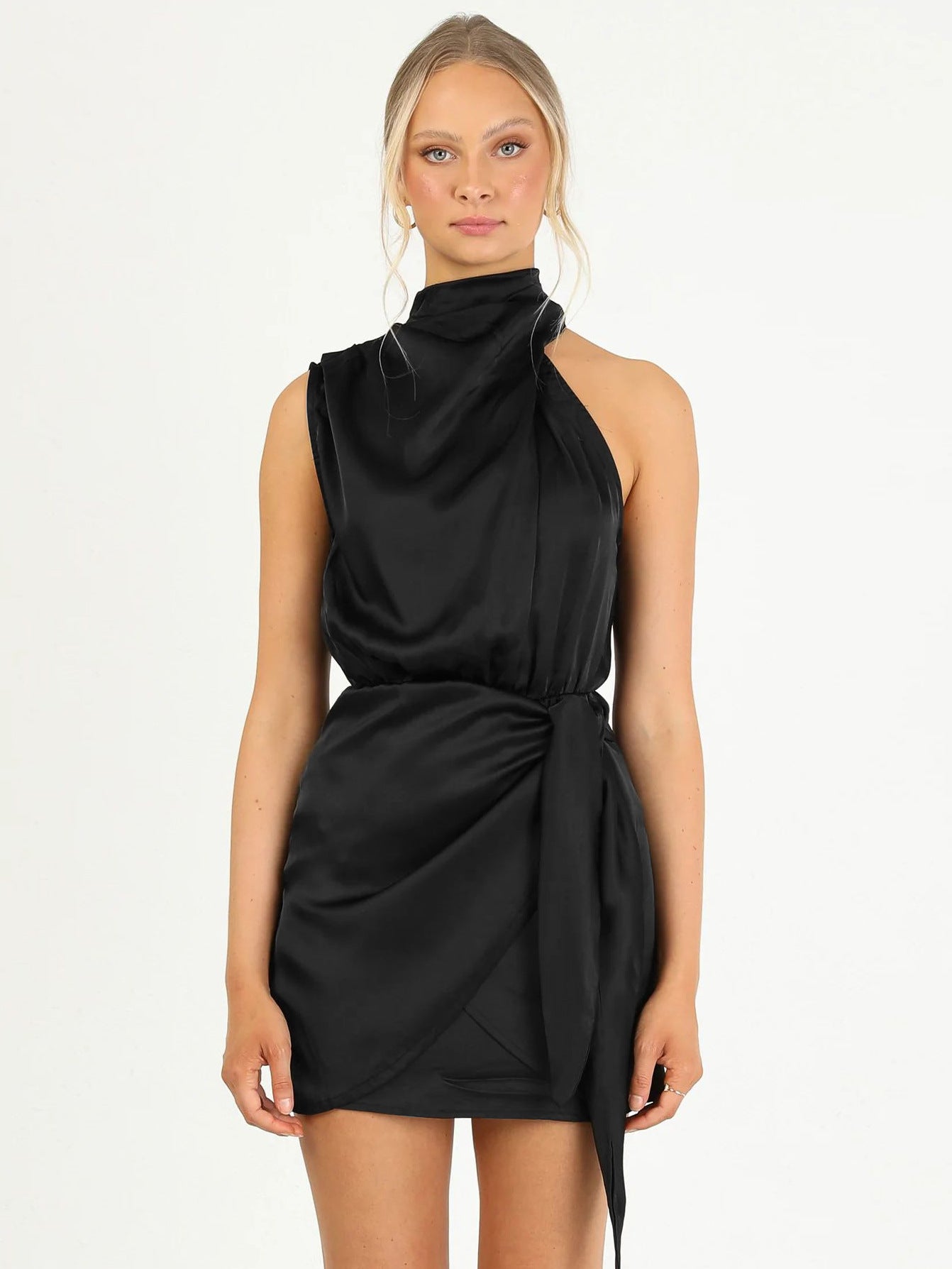 Adiffu Fashion Slim Sleeveless Dress