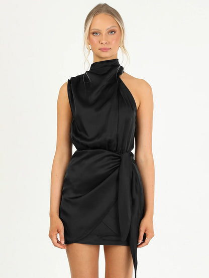 Adiffu Fashion Slim Sleeveless Dress