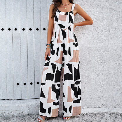 Adiffu Elegant Printed Romper