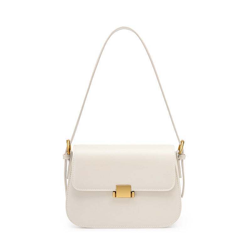 Adiffu Fashionable Leather Tofu Bag