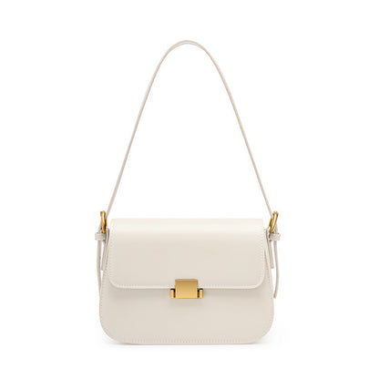Adiffu Fashionable Leather Tofu Bag