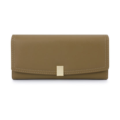 Long Triple Fold Women's Premium Clutch Bag