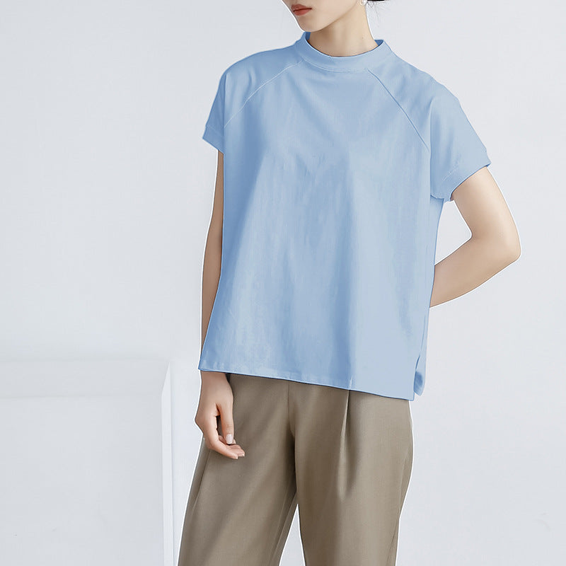 Adiffu Cotton Short-sleeved Women's T-shirt