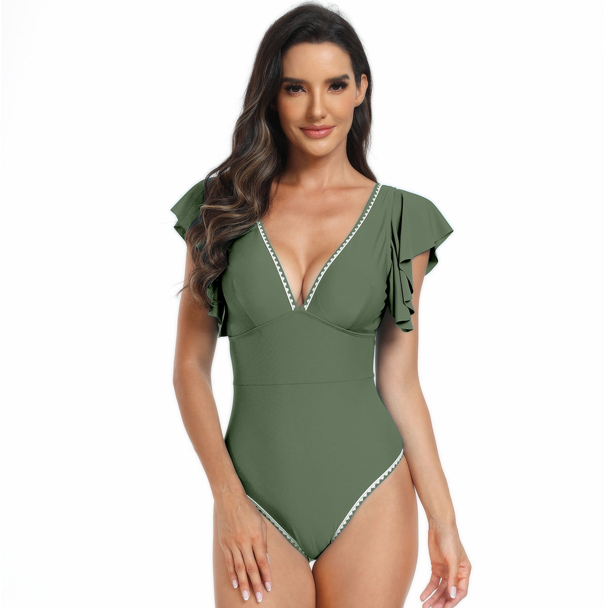 Adiffu European and American Lotus Lace Sexy Bikini