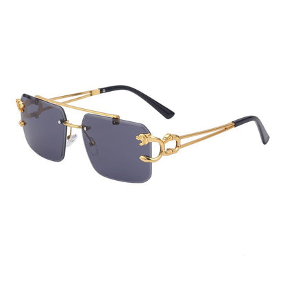 Adiffu Retro Rimless Sunglasses
