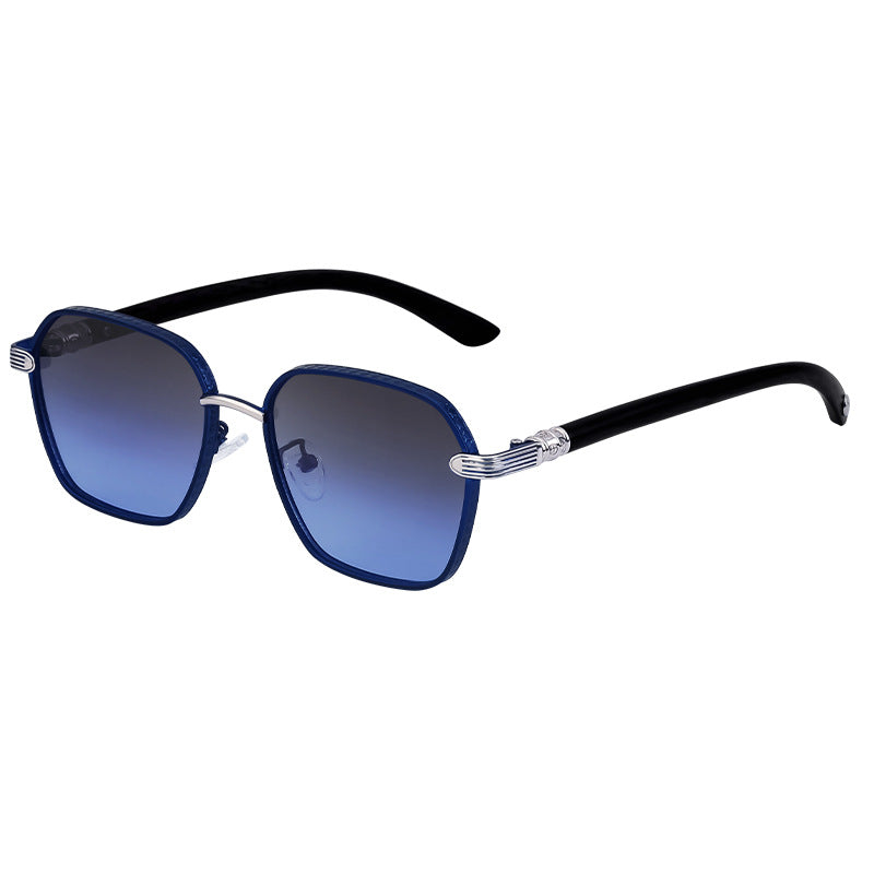 Adiffu Stylish Steampunk Metal Square-framed Sunglasses