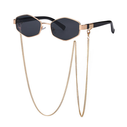 Adiffu Fashion Chain Sunglasses