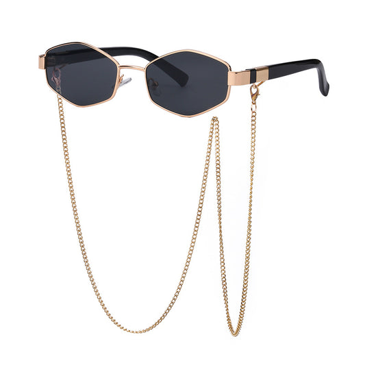 Adiffu Fashion Chain Sunglasses