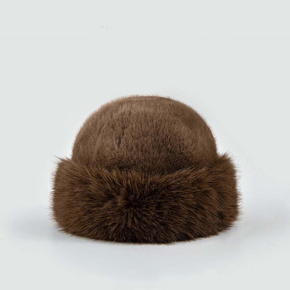 Adiffu Autumn-winter Pullover Hat Women's Plush Fisherman's Hat