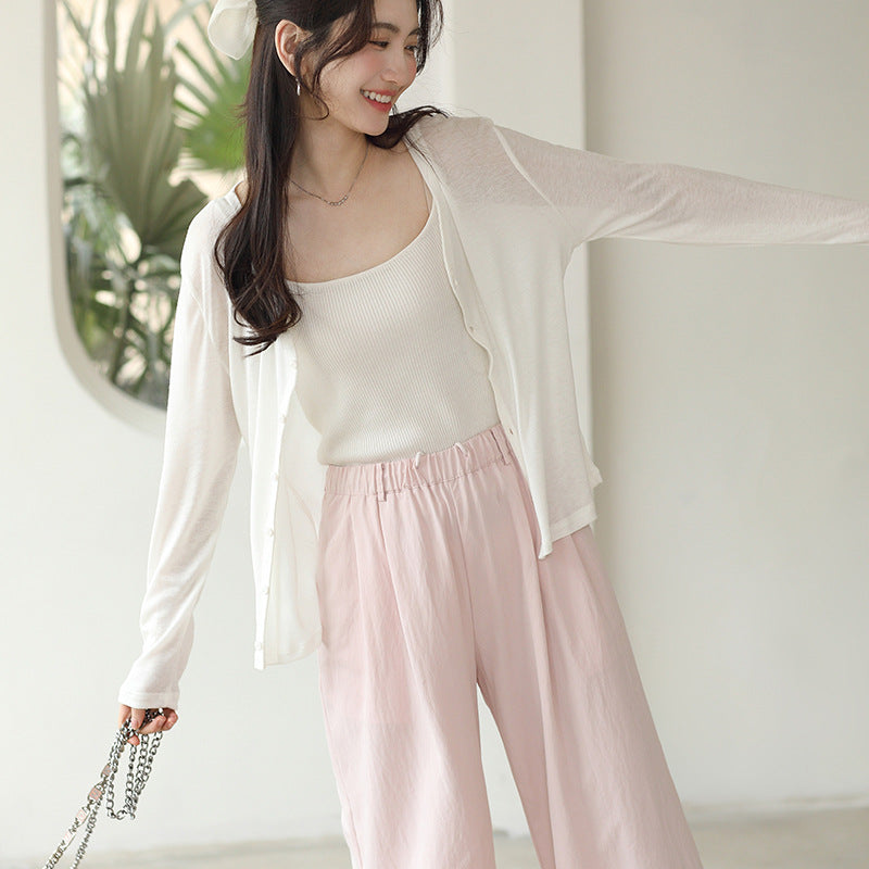 Adiffu Thin Air-conditioned Long-sleeved T-Shirt