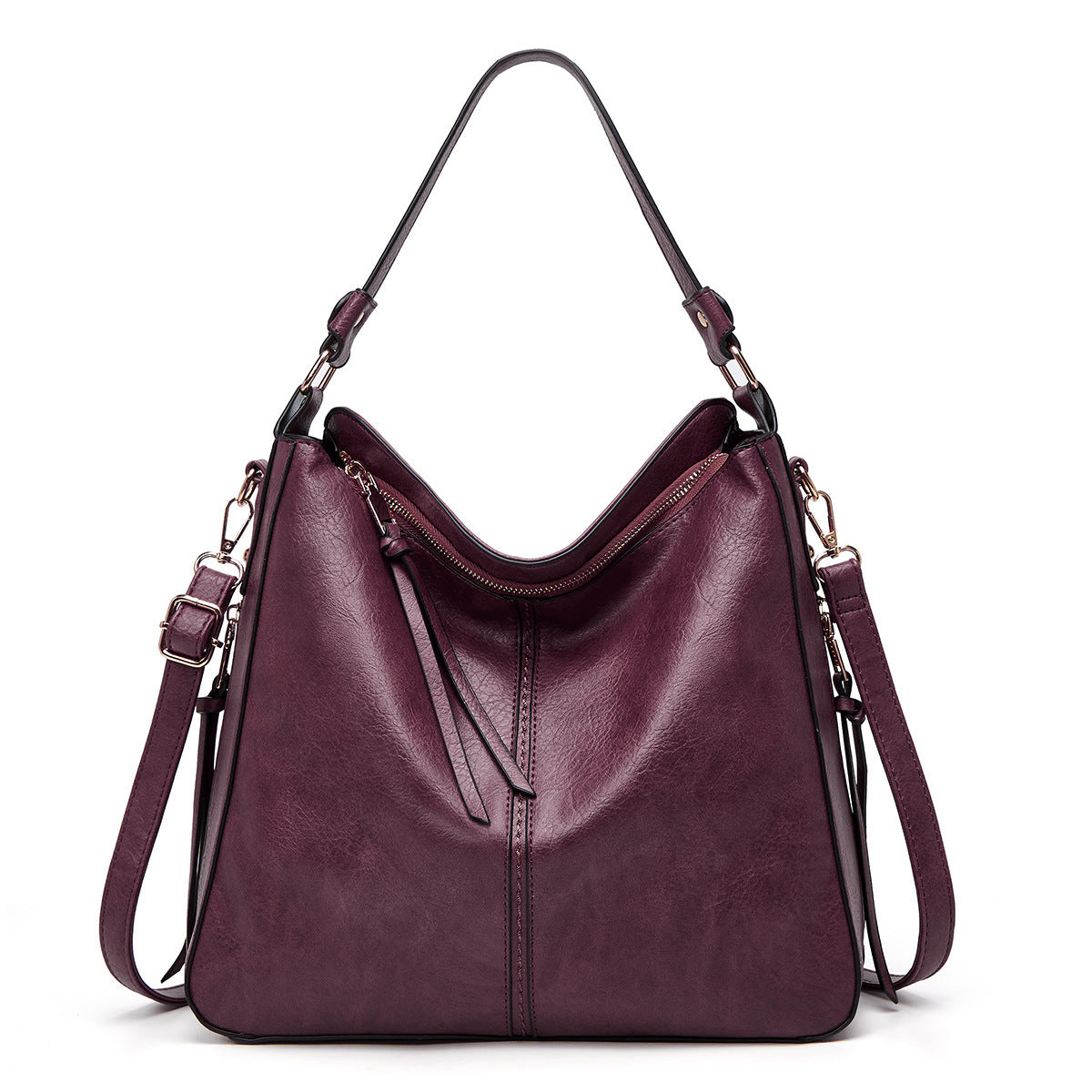 Adiffu Stylish Vintage One-shoulder Straddle Tote Bag