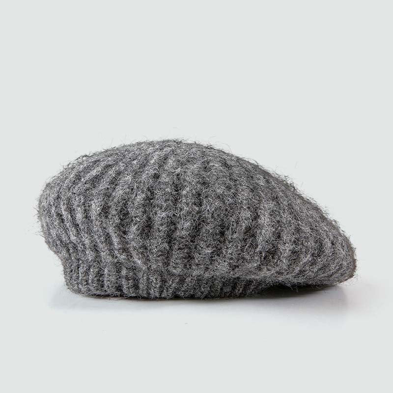 Adiffu Autumn/Winter British Vintage Knit Beret