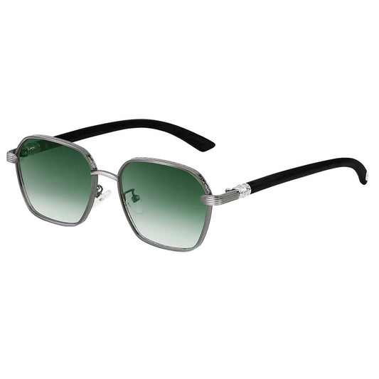 Adiffu Stylish Steampunk Metal Square-framed Sunglasses