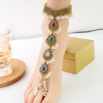 Retro Ethnic Geometric Anklet