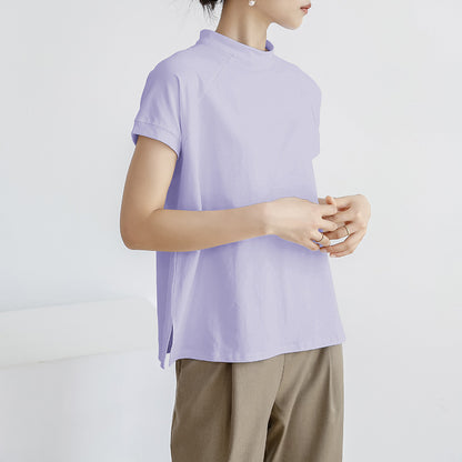 Adiffu Cotton Short-sleeved Women's T-shirt