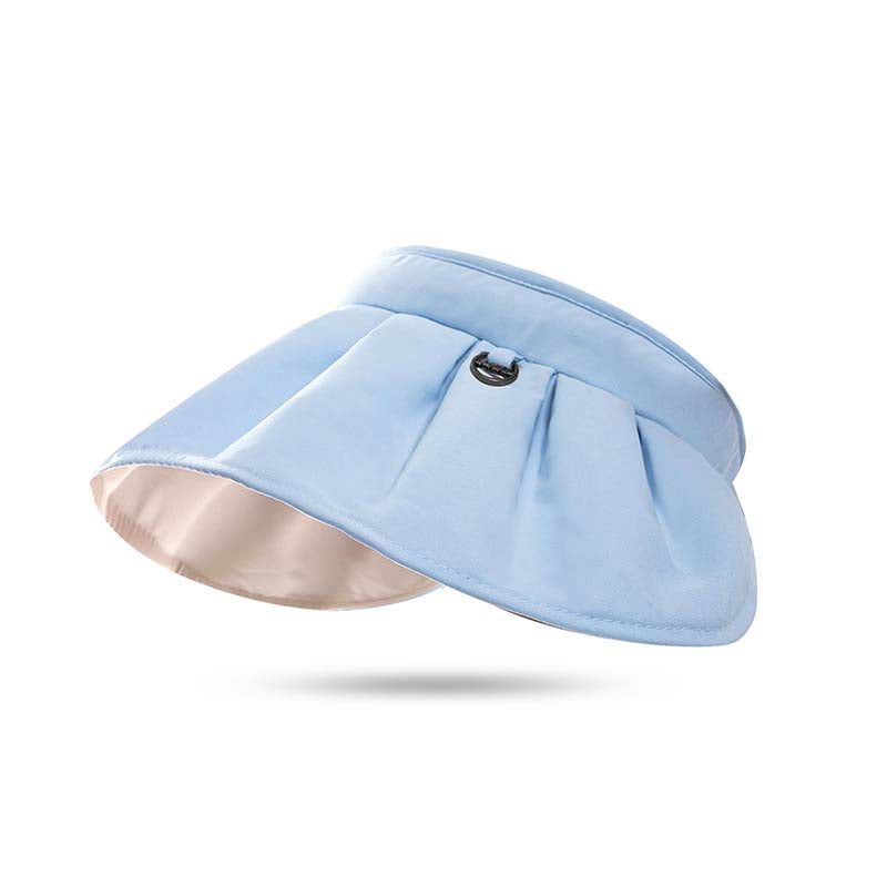 Adiffu Contrasting Shell Hats UV Sun Protection Hat Holiday Beach Hat Hollow Hat