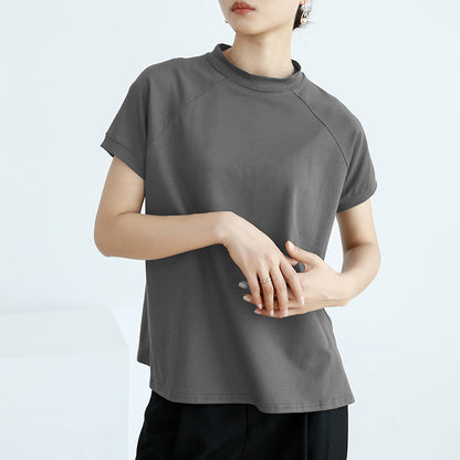 Adiffu Cotton Short-sleeved Women's T-shirt