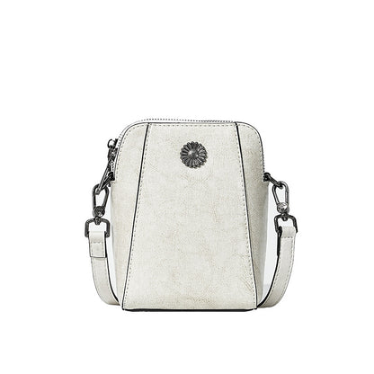 Adiffu Stylish Casual Genuine Leather Mobile Phone Bag