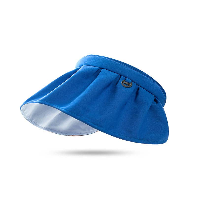Adiffu Contrasting Shell Hats UV Sun Protection Hat Holiday Beach Hat Hollow Hat