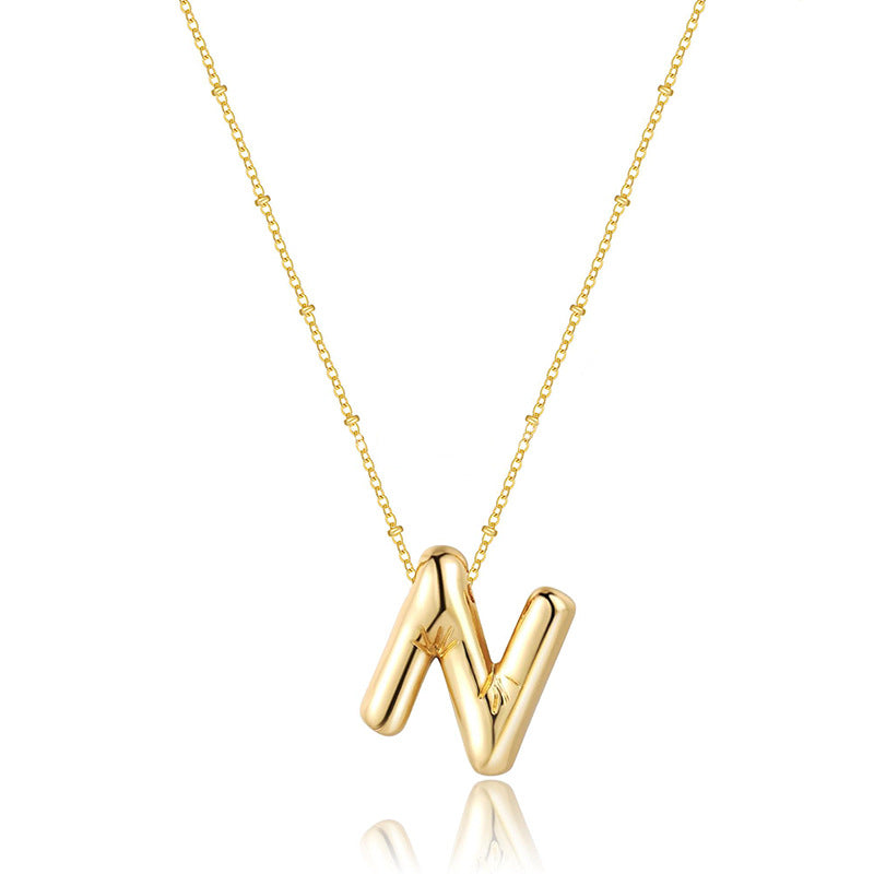 Adiffu Fashion Letter Necklace