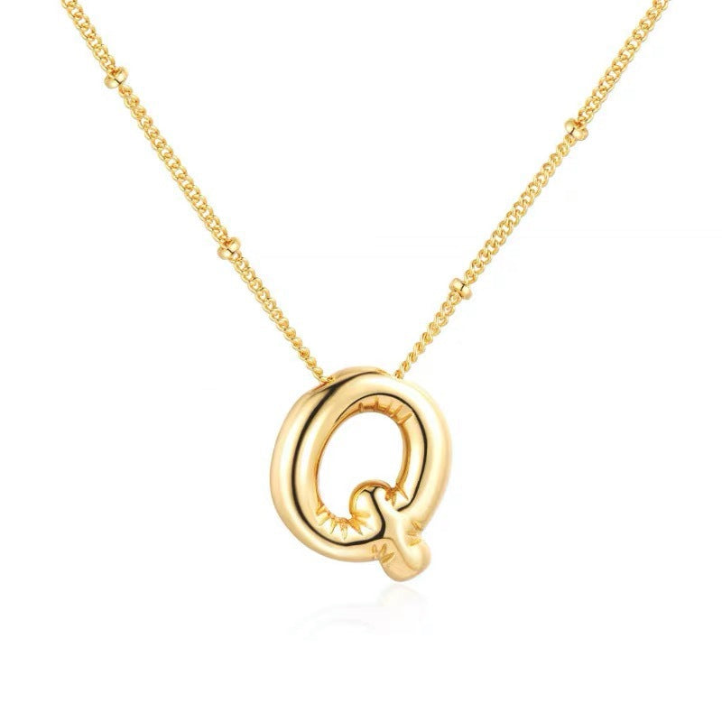 Adiffu Fashion Letter Necklace