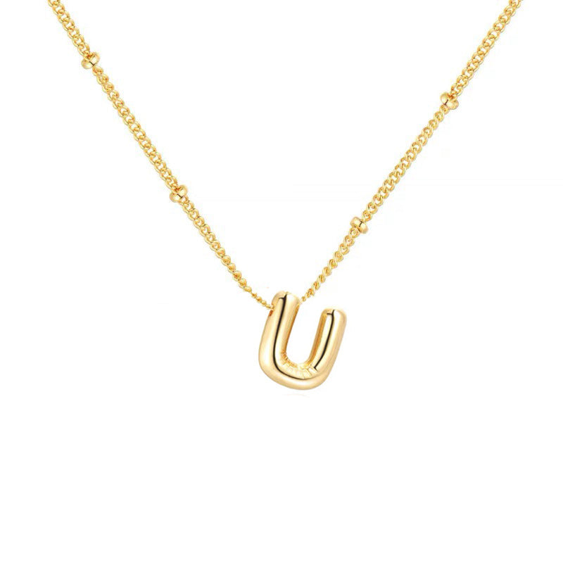 Adiffu Fashion Letter Necklace