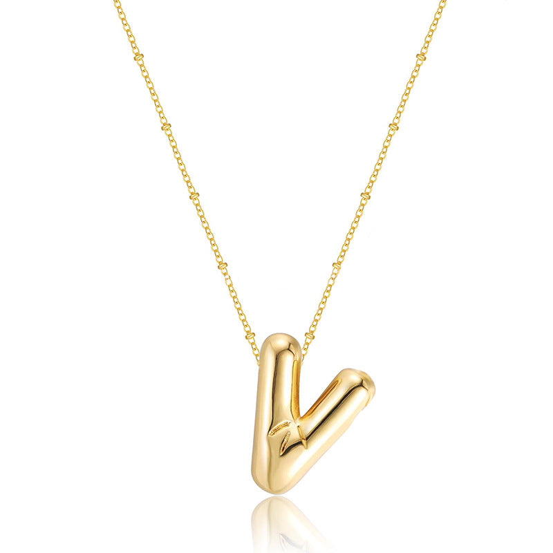 Adiffu Fashion Letter Necklace