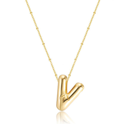 Adiffu Fashion Letter Necklace