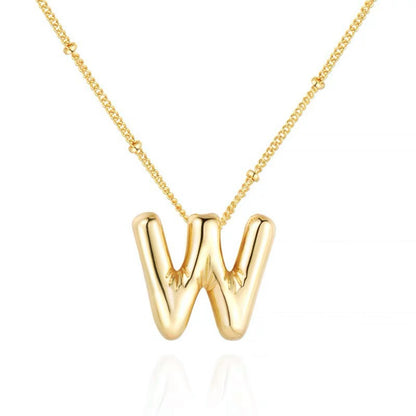 Adiffu Fashion Letter Necklace