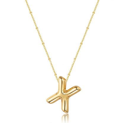 Adiffu Fashion Letter Necklace