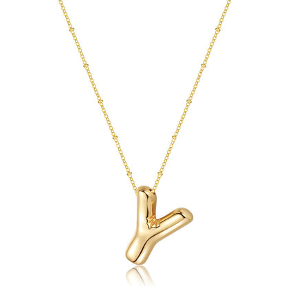 Adiffu Fashion Letter Necklace