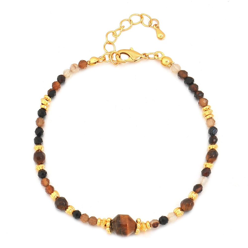 Adiffu Natural Stone Handcrafted Beaded Bracelet