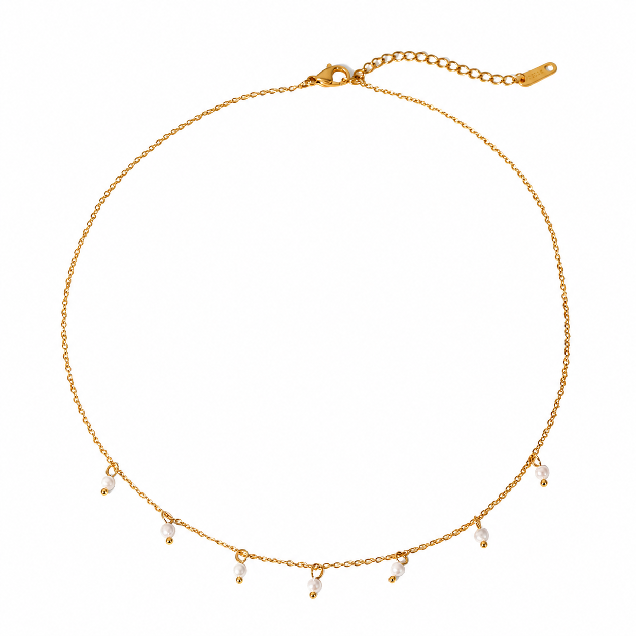 Adiffu French Elegant Pearl Necklace For Women